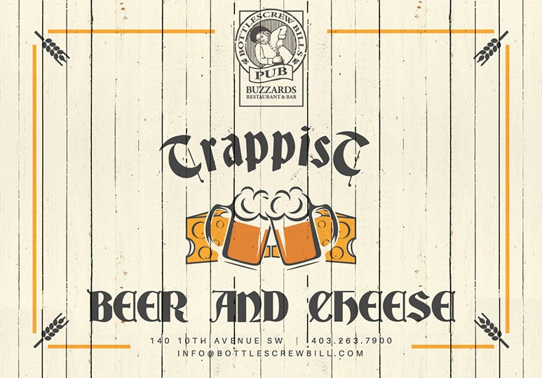 trappist beer and cheese calgary